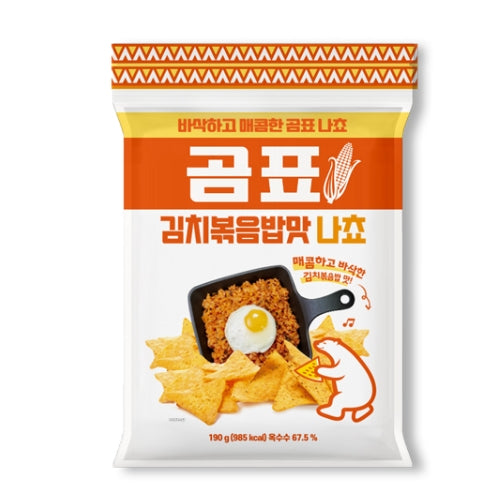 미찌푸드 곰표 김치볶음밥맛 나쵸, 190g, 1개