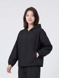 다이소 [공용] 나일론 후드 집업 바람막이 S/M/L/XL/2XL 블랙 O202601123487