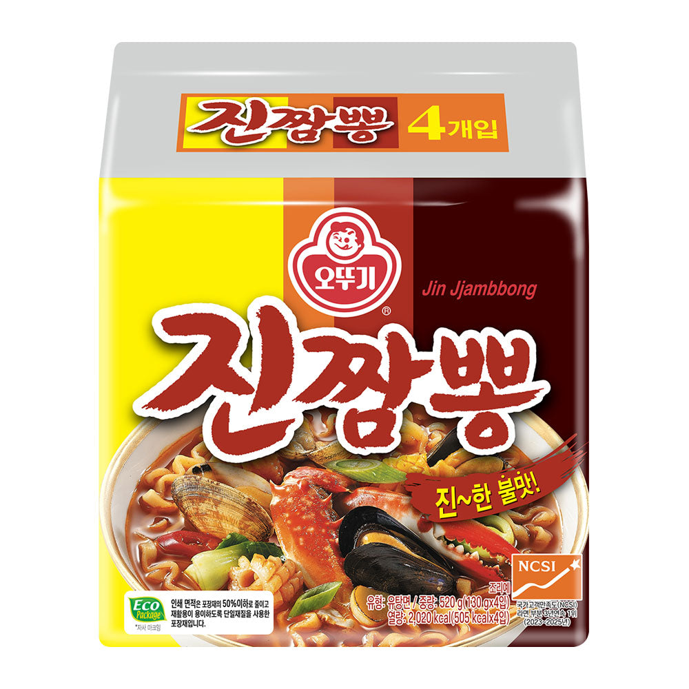 오뚜기 진짬뽕 130g, 4개