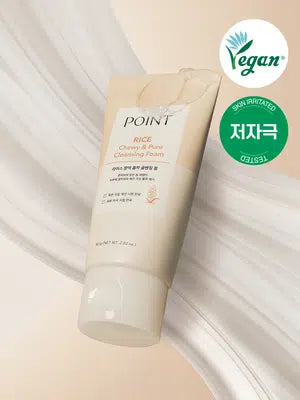 포인트 라이스 찰떡흡착 클렌징폼 80g