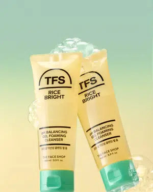 더페이스샵 맑은 쌀 약산성 클렌징 젤 폼 4개 100ml